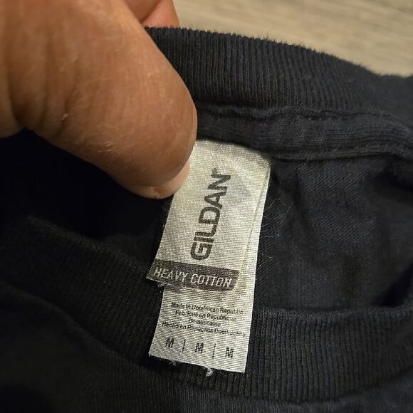 Black Graphic Men's Shirt - Picture 3 of 5